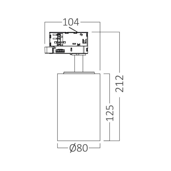 Σποτ Τριφασικό Led 30w 3ΙΝ1 Μαύρο – BD40-00781