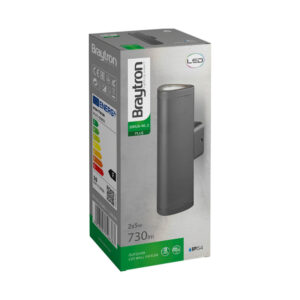 BRY-SIRIUS-WL.2-10W-3000K-IP54-WALL LIGHT – BG40-00802