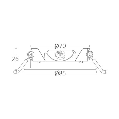 Πάνελ 4w CCT Dimmable Λευκό – BP01-90480