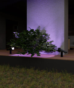 Σποτ (Solar) Καρφωτό 12W IP65 RGB Γκρί – BG36-00592