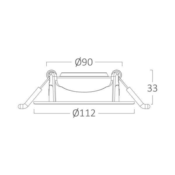 Σποτ Led Kινητό 10w Στρογγυλό 3CCT Λευκό – BD02-01080