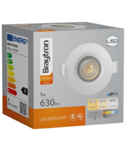 Σποτ Led GE 7W 3IN1 RND IP54 Λευκό – BD01-00780