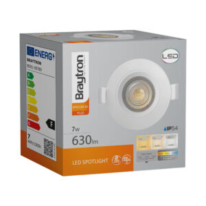 Σποτ Led GE 7W 3IN1 RND IP54 Λευκό – BD01-00780