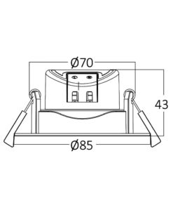 Σποτ Led G3 7W 3ΙΝ1 RND Λευκό – BD02-00780