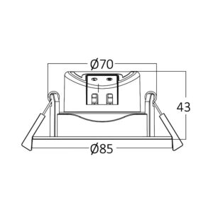 Σποτ Led G3 7W 3ΙΝ1 RND Λευκό – BD02-00780