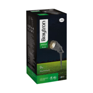 BRY-SPOTLUX-9W-GRY-AMB-IP65-LED SPIKE LIGHT – BT25-00172