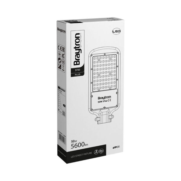 BRY-ST83-50W-GRY-6500K-IP66-LED STREET LIGHT – BT42-85032