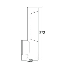 BRY-TARUS-WLA-7W-3000K-IP54-WALL LIGHT – BG43-00902