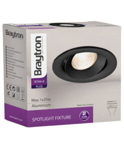 Σποτ Tetra Στρογγυλό Μαύρο – BH03-04121