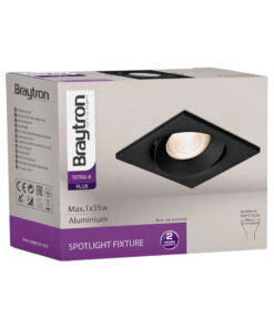 Σποτ Tetra SQR GU10 Μαύρο – BH03-04131