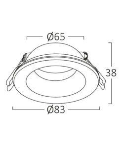 BRY-TETRA-IP-RND-WHT-IP54-SPOTLIGHT – BH03-02100