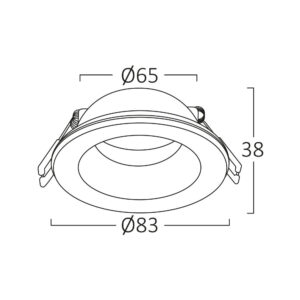 BRY-TETRA-IP-RND-WHT-IP54-SPOTLIGHT – BH03-02100