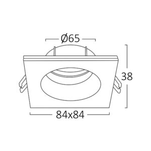 BRY-TETRA-IP-SQR-WHT-IP54-SPOTLIGHT – BH03-02110
