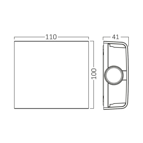 Απλίκα led “Vector” 2w CCT IP65 – BG38-03180