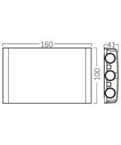 Απλίκα led “Vector” 6w CCT IP65 – BG38-03380
