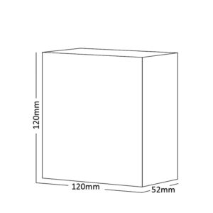 BRY-VEKTA-A-WL.2-WHT-2x2W-IP65-WALL LIGHT – BG38-00010