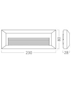 Απλίκα led “Vektra” 3w 180lm CCT – BG38-01982