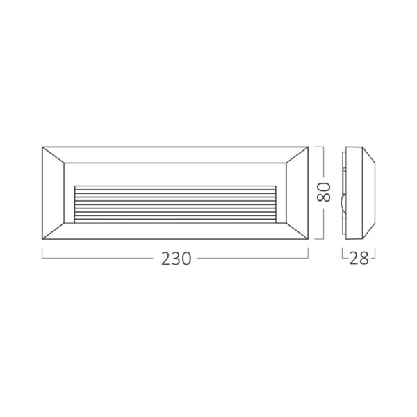 Απλίκα led “Vektra” 3w 180lm CCT – BG38-01982