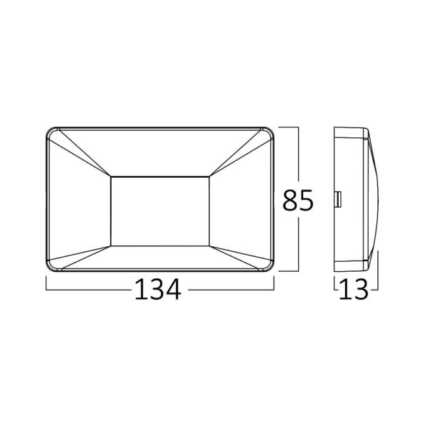 Απλίκα Vekta 3w IP65 160lm 3000k – BG38-02101