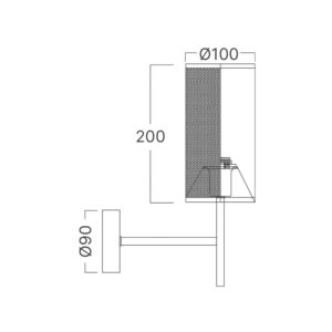 Απλίκα 1 x E14 – BV03-00022