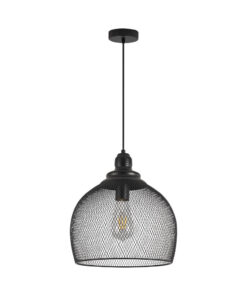 Κρεμαστό μονόφωτο 1 x Ε27 μαύρο Ø28 – BV03-00060