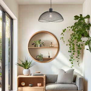 Κρεμαστό μονόφωτο 1 x Ε27 μαύρο Ø45 – BV03-00061