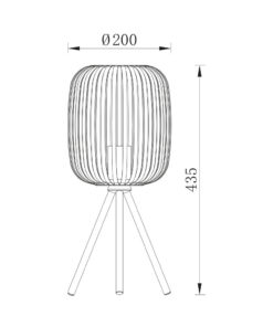 Πορτατίφ 1 x Ε27 μπεζ – BV03-00072
