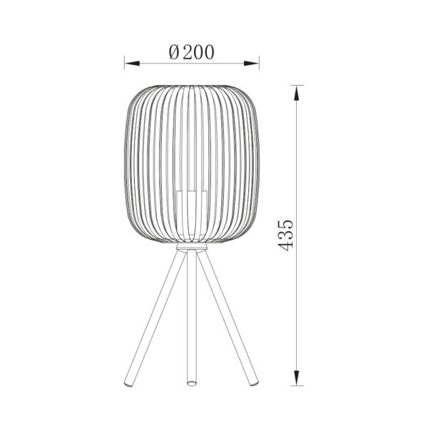 Πορτατίφ 1 x Ε27 μπεζ – BV03-00072