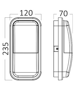 Απλίκα led “Walls” 15w IP65 1460lm 3000k – BG38-00102