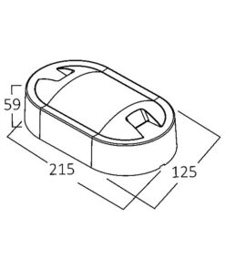 Απλίκα led “Walls” 15w IP65 1450lm 6500k – BG38-00932