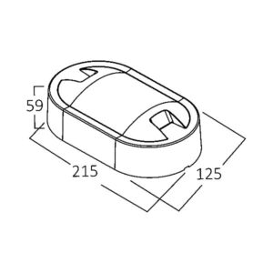 Απλίκα led “Walls” 15w IP65 1450lm 6500k – BG38-00932