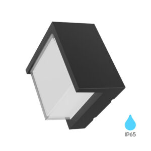Φωτιστικό Απλίκα LED Μαύρη 15w IP65 1450lm 3000k – BG38-01101