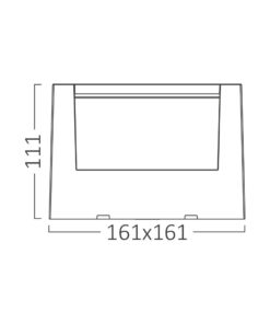 Φωτιστικό 15w IP65 1450lm 3000k – BG38-01501