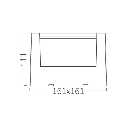 Φωτιστικό 15w IP65 1450lm 3000k – BG38-01501