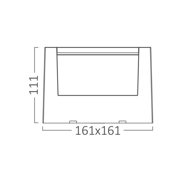 Φωτιστικό 15w IP65 1450lm 3000k – BG38-01501