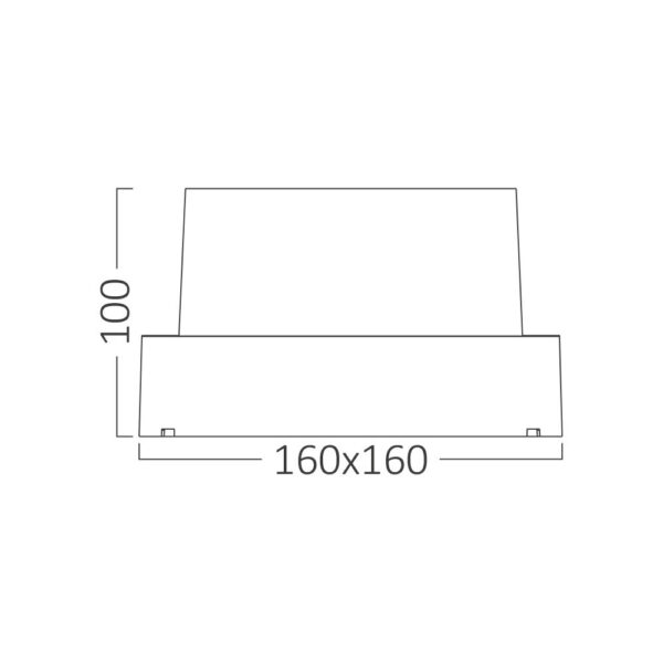 Απλίκα 15w IP65 1450lm 4000k – BG38-01311