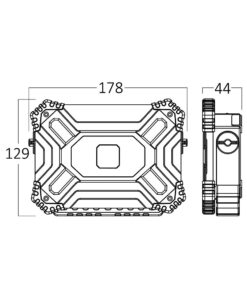 Προβολέας 20w 6500K με μπαταρία μαύρος – BT59-00231