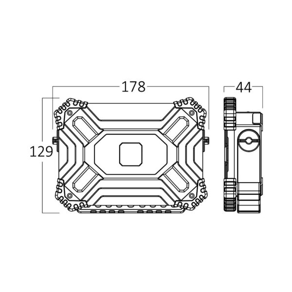 Προβολέας 20w 6500K με μπαταρία  μαύρος – BT59-00231