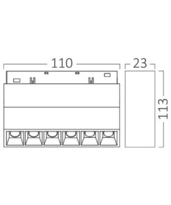 BRY-WSL110-6W-48VDC-3000K-BLC-MAG. LINEAR – BD60-03101