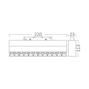 BRY-WSL250-12W-48VDC-4000K-BLC-MAG. LINEAR – BD60-03211
