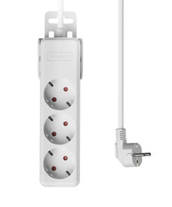 Πολύπριζο Xline 3Θ. 3X1,5mm 1,5m Καλώδιο Με Βάση Στήριξης – BY72-00031