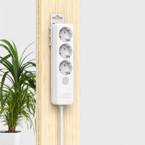 Πολύπριζο Xline 3Θ. 3X1,5mm 1,5m Καλώδιο Με Διακόπτη Με Βάση Στήριξης – BY72-00231