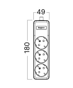 ΠΟΛΥΠΡΙΖΟ XLINE 3Θ. Χωρίς Καλώδιο Με Βάση Στήριξης – BY72-00030