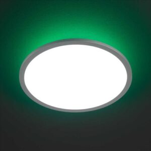 Πλαφονιέρα “Linox” 20w 1700lm 3cct & backligth rgb – 9457.01.70.9401