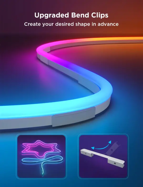 Wi-Fi Smart Σετ Neon LED RGBIC 5m H61D5-W Govee 1.SH.01.G058
