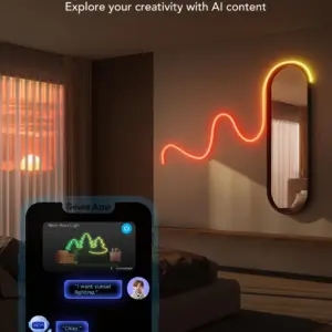 Wi-Fi Smart Σετ Neon LED RGBIC 5m H61D5-W Govee 1.SH.01.G058