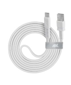 Rivacase Flat USB 2.0 Cable USB-C 1.2m (WT12) ΛΕΥΚΟ – 2-DVPS6002WT12