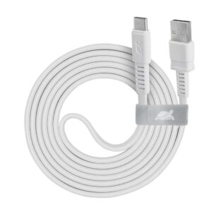 Rivacase Flat USB 2.0 Cable USB-C 1.2m (WT12) ΛΕΥΚΟ – 2-DVPS6002WT12