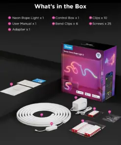 Wi-Fi Smart Σετ Neon LED RGBIC 5m H61D5-W Govee 1.SH.01.G058