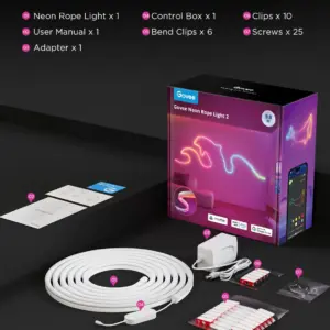 Wi-Fi Smart Σετ Neon LED RGBIC 5m H61D5-W Govee 1.SH.01.G058